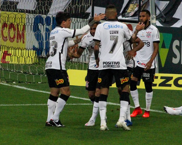 Liga Nacional Fútbol Brasil Sao Paulo Brasil Partido Fútbol Campeonato — Foto de Stock