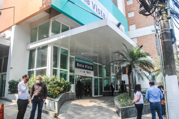 Prefeito São Paulo Visita Hospital Municipal Bela Vista Setembro 2020 — Fotografia de Stock