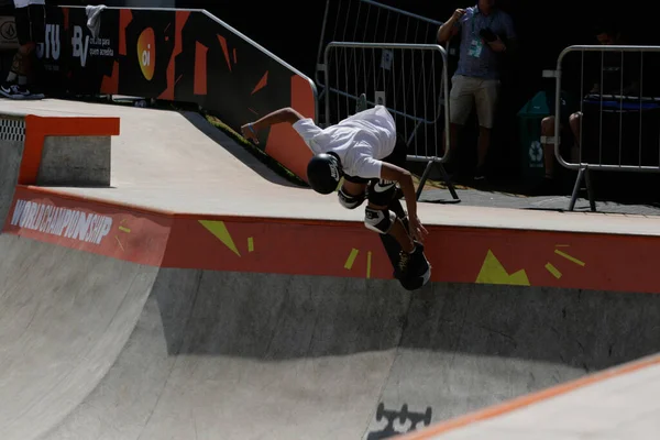 Sao Paulo 2019 Dünya Kaykay Parkı Sırasında Sporcular Için Paulo — Stok fotoğraf