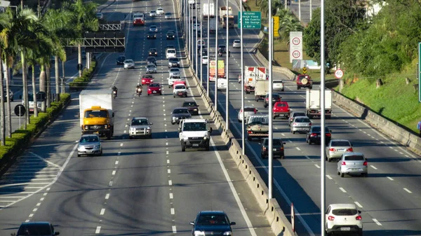 Int Covid Verkeer Cotia Mei 2020 Cotia Sao Paulo Brazilië — Stockfoto