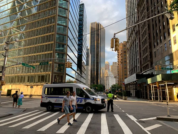 Prefeito Bill Blasio Levantou Toque Recolher Nova York Eua — Fotografia de Stock