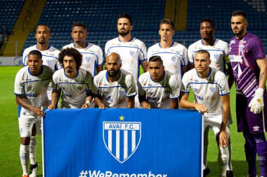 SAO PAULO, SP, BRAZIL: Brezilya 'daki iki Campeonato Brasileiro Srie A takımı arasında futbol maçı