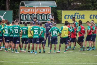 SAO PAULO, SP, BRAZIL: Brezilya 'daki iki Campeonato Brasileiro Srie A takımı arasında futbol maçı