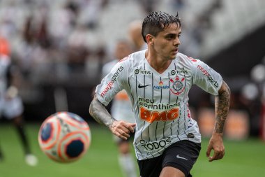 SAO PAULO, SP, BRAZIL: Brezilya 'daki iki Campeonato Brasileiro Srie A takımı arasında futbol maçı