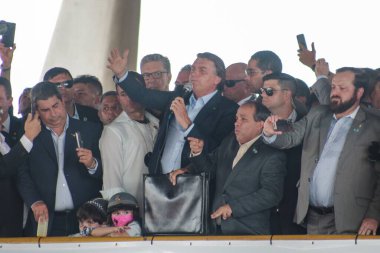 Sao Paulo (SP), 15 / 12 / 2020 Brezilya Cumhuriyeti Başkanı Jair Messias Bolsonaro 