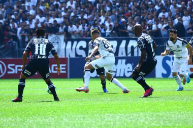 SAO PAULO - OCT 19, 2019: CORINTHIANS during the match between valid for the 27th round of the Brazilian Championship, at the Corinthians Arena in Itaquera