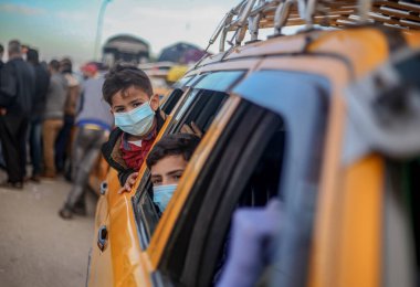 GAZA (PALESTINA), 12 / 01 / 2021 - Filistin 'in Gazze kentindeki şehir sahnesi 