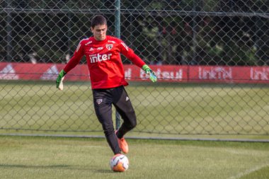 SAO PAULO - SEPT 04, 2019: BRAZILIAN SELECTION TRAINING. trains before the friendly against Colombia, at Estadio do Pacaembu