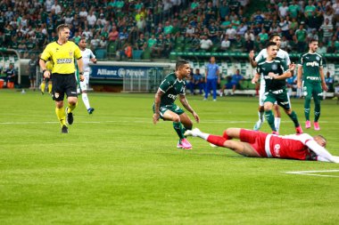SAO PAULO, SP, BRAZIL: Brezilya 'daki iki Campeonato Brasileiro Srie A takımı arasında futbol maçı