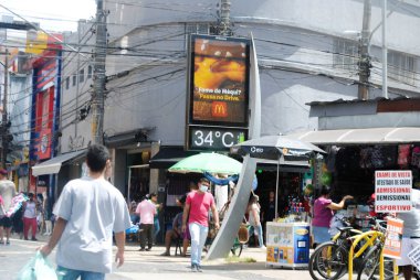 5 Ocak, Sao Paulo, Brezilya 'da Hava 34 derece 
