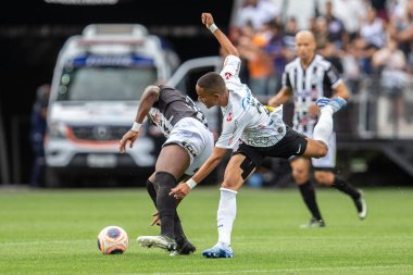 SAO PAULO, SP, BRAZIL: Brezilya 'daki iki Campeonato Brasileiro Srie A takımı arasında futbol maçı