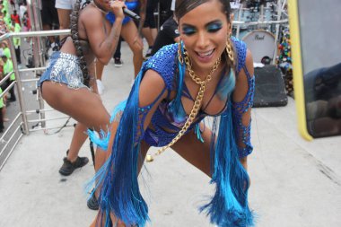 RUO DE JANEIRO, RJ, 12.01.2020 - BLOCO DE CARNAVAL - Bloco da Favorita Copacabana, Rio de Janeiro 