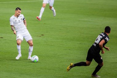 SAO PAULO, SP, BRAZIL: Brezilya 'daki iki Campeonato Brasileiro Srie A takımı arasında futbol maçı