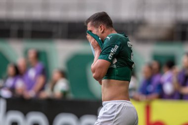 SAO PAULO, SP, BRAZIL: Brezilya 'daki iki Campeonato Brasileiro Srie A takımı arasında futbol maçı