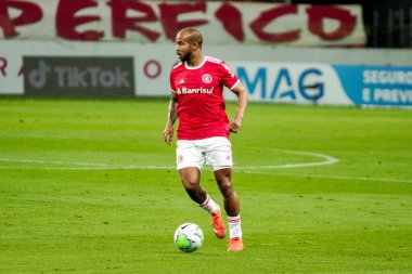 SAO PAULO, SP, BRAZIL: Brezilya 'daki iki Campeonato Brasileiro Srie A takımı arasında futbol maçı