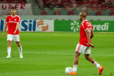SAO PAULO, SP, BRAZIL: Brezilya 'daki iki Campeonato Brasileiro Srie A takımı arasında futbol maçı