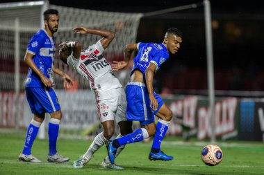 SAO PAULO, SP, BRAZIL: Brezilya 'daki iki Campeonato Brasileiro Srie A takımı arasında futbol maçı