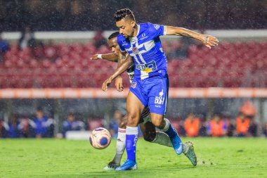 SAO PAULO, SP, BRAZIL: Brezilya 'daki iki Campeonato Brasileiro Srie A takımı arasında futbol maçı