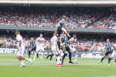 SAO PAULO, SP, BRAZIL: Brezilya 'daki iki Campeonato Brasileiro Srie A takımı arasında futbol maçı