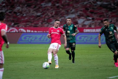 SAO PAULO, SP, BRAZIL: Brezilya 'daki iki Campeonato Brasileiro Srie A takımı arasında futbol maçı