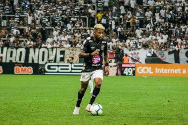 SAO PAULO - OCT 19, 2019: CORINTHIANS during the match between valid for the 27th round of the Brazilian Championship, at the Corinthians Arena in Itaquera