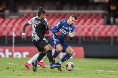 SAO PAULO, SP, BRAZIL: Brezilya 'daki iki Campeonato Brasileiro Srie A takımı arasında futbol maçı