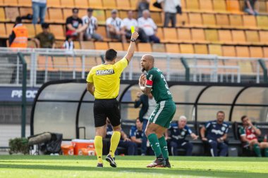 SAO PAULO, SP, BRAZIL: Brezilya 'daki iki Campeonato Brasileiro Srie A takımı arasında futbol maçı