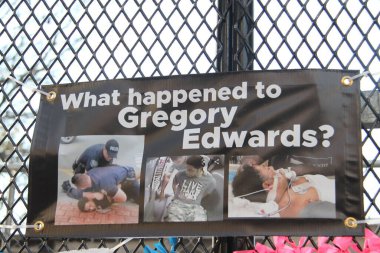 NEW YORK, 28 / 08 / 2020 - Siyahi HAYATLARI DURANTE O 57 ANIVERSARIO DA HISTORICA MARCHA DE MARTIN LUther King