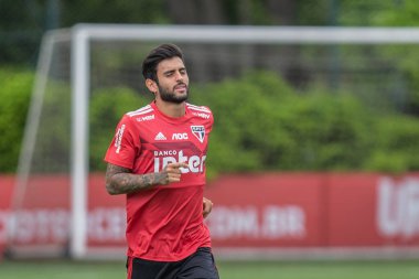 SAO PAULO, SP, BRAZIL: Brezilya 'daki iki Campeonato Brasileiro Srie A takımı arasında futbol maçı