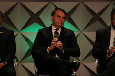 30 Nisan 2020, Porto Alegre, SC, Brezilya: Brezilya Cumhurbaşkanı Jair Bolsonaro 