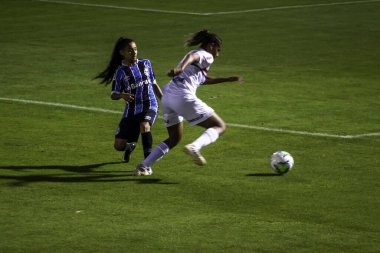 SAO PAULO, SP, BRAZIL, 28.11.2020: Sao Paulo, Brezilya 'da iki takım arasında futbol maçı
