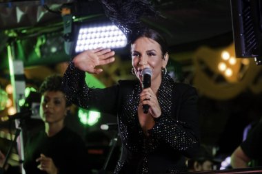 FLORIANOPOLIS, SC, 14.11.2019 - Şarkıcılar ve aktörlerle Folianopolis festivali 