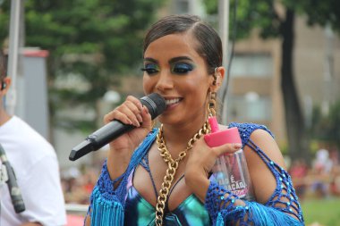 RUO DE JANEIRO, RJ, 12.01.2020 - BLOCO DE CARNAVAL - Bloco da Favorita Copacabana, Rio de Janeiro 