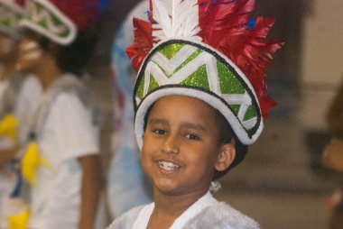 Sao Paulo, 25 Ocak 2020 - SAMBA VAI VAI OKULU TEKNİKİ - Escola de Samba Vai Vai 'nin teknik provası Sao Paulo' nun kuzeyinde Anhembi 'de gerçekleşti. 