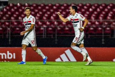 SAO PAULO, SP, BRAZIL: Brezilya 'daki iki Campeonato Brasileiro Srie A takımı arasında futbol maçı