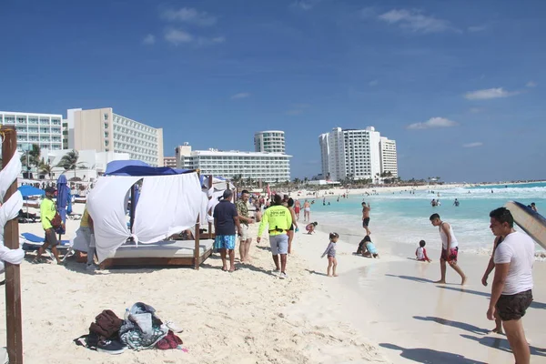 Cancun Mexico Mooi Tropisch Resort Cancun Mexico — Stockfoto