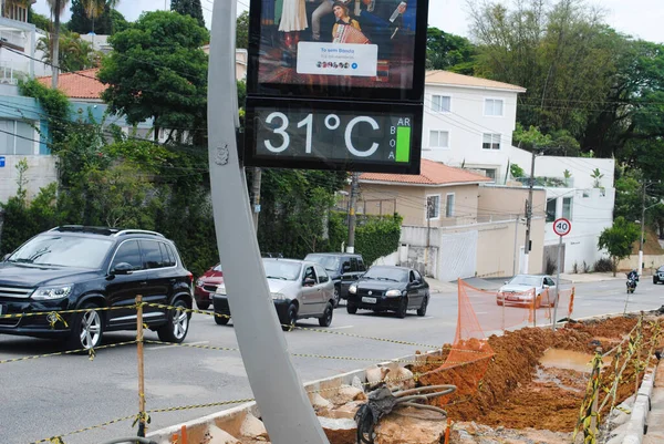 Sao Paulo 2019 Climate Situation Sao Paulo Brazil — Stock Photo, Image