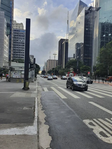 Avenida Paulista Sao Paulo Brasil — Foto de Stock
