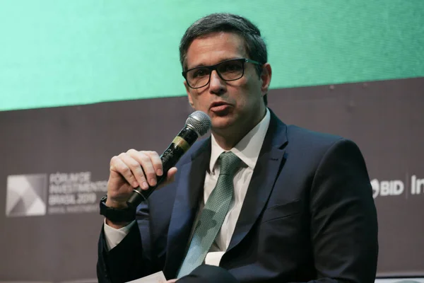 Sao Paulo 2019 Forum Investimentos Brasil 2019 Büyük Yatırım Forumu — Stok fotoğraf