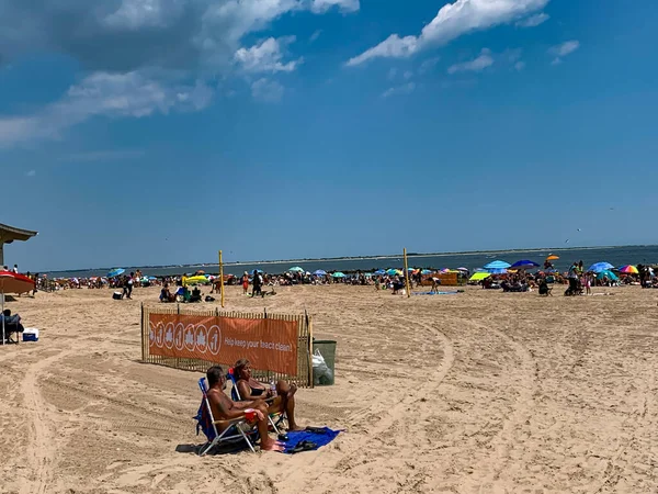 Juli 2020 Coney Island Brooklyn New York Usa Beweging Van — Stockfoto