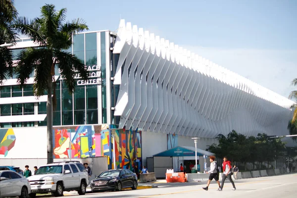 Miami Usa 2020 Menschen Strand Von Miami Usa — Stockfoto