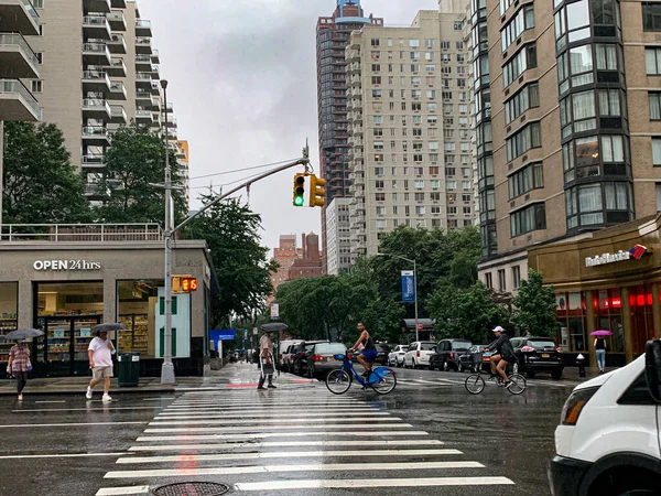 Grandes Pluies Dans New York Usa — Photo