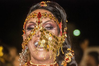 SAO PAULO, SP, 05.01.2020 - Ensaio Tecnico da escola Samba karnavalının açılışı 