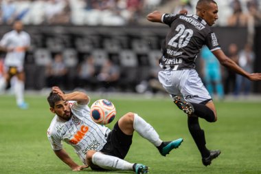 SAO PAULO, SP, BRAZIL: Brezilya 'daki iki Campeonato Brasileiro Srie A takımı arasında futbol maçı