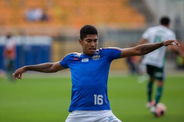 SAO PAULO, SP, BRAZIL: Brezilya 'daki iki Campeonato Brasileiro Srie A takımı arasında futbol maçı