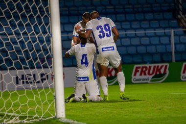 SAO PAULO, SP, BRAZIL: Brezilya 'daki iki Campeonato Brasileiro Srie A takımı arasında futbol maçı