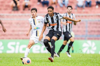 SAO PAULO, SP, BRAZIL: Brezilya 'daki iki Campeonato Brasileiro Srie A takımı arasında futbol maçı