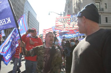 28 Kasım 2020. Red Bank, New Jersey, ABD: Haklarından mahrum bırakılmış Amerikalılar, 3 No.lu seçimlerin ve Amerikan geleceklerinin New Jersey Valisi Murphy House 'a yürümesini kabul etmek istemediler. 