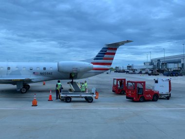 Charlotte (USA), 25 / 08 / 2020 - Uluslararası Havalimanı Charlotte, ABD 