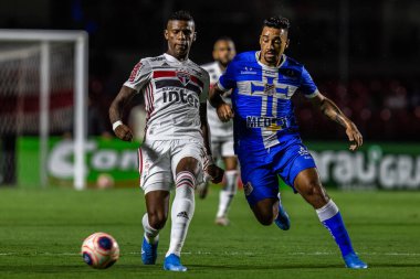 SAO PAULO, SP, BRAZIL: Brezilya 'daki iki Campeonato Brasileiro Srie A takımı arasında futbol maçı